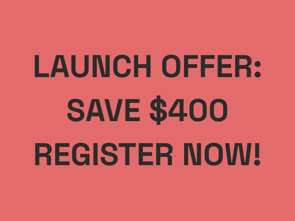 Register for only $499. Offer ends May 15, 2026