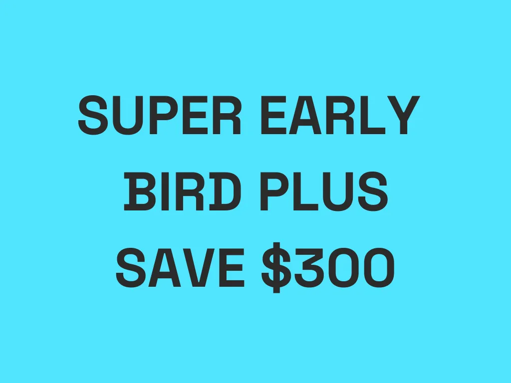 Offer: SAVE $300 by June 27! Plus 20% off additional tickets.