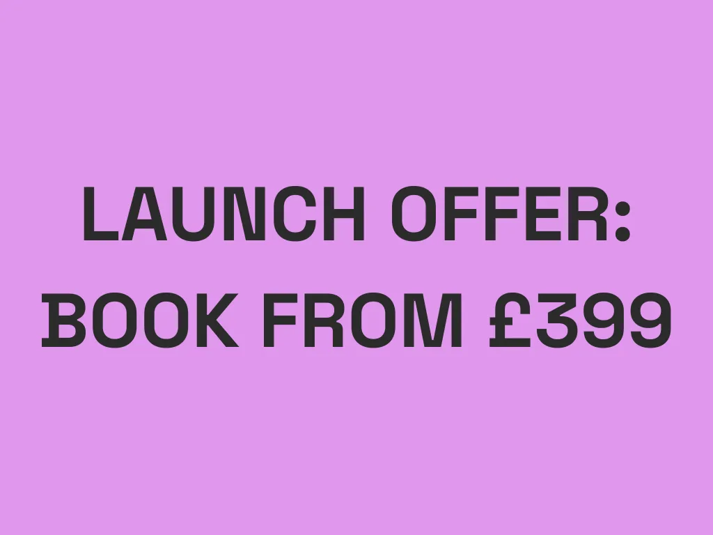 Launch Offer: SAVE £400 - Offer Expires 12 September 2025